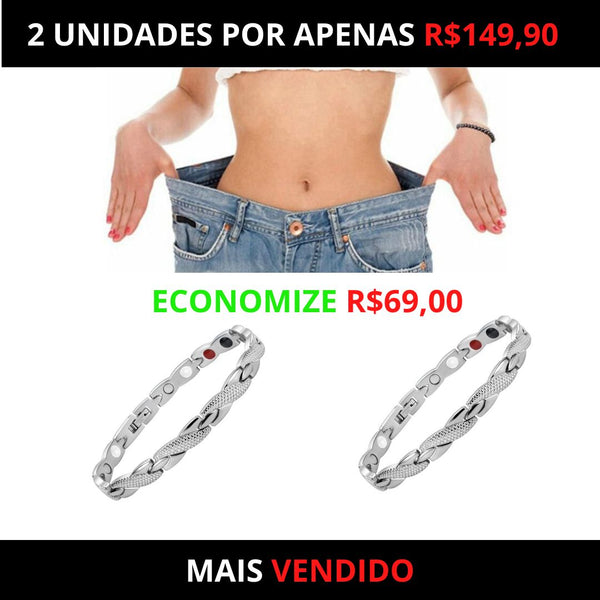 Bracelete Magnético Detox: Liberte-se das Toxinas